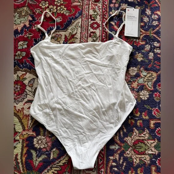 Lululemon Athletica Classic Wundermost White Bodysuit - Picture 3 of 12